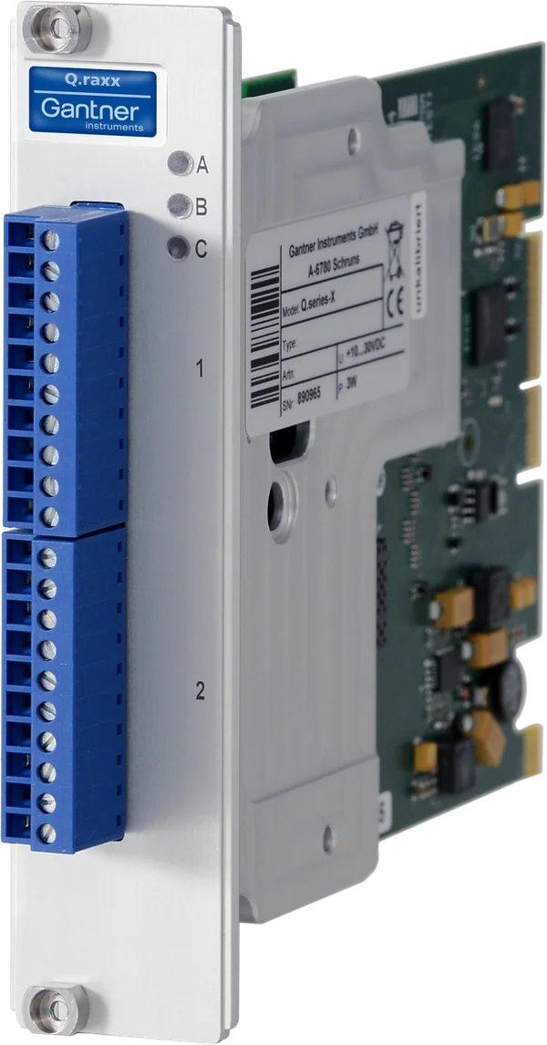 Q.raxx XL D107 - Datenerfassungsmodul (3HE) 6-Kanal-Digital-Eingangs-Modul