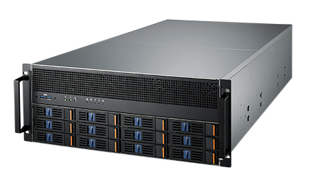SKY-6420-R48A1 - 19" Rack IPC GPU-Server Gehäuse 4HE für max. 10 GPU Karten mit PCIe 16x mit 4800W