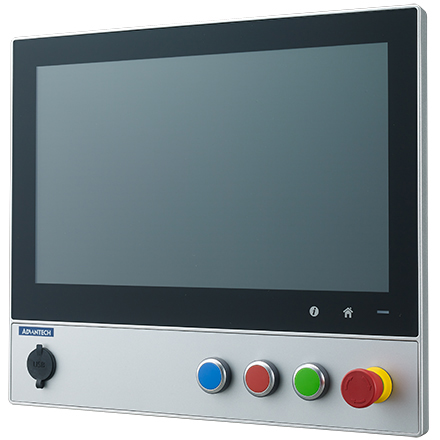 SPC-815-633A - Touch Panel IPC mit IP65 rundum mit 15,6 "Display,  i3-6100U, 8G RAM, mit Tastern