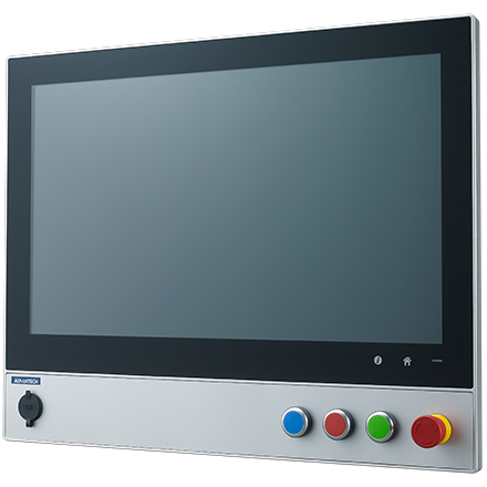 SPC-821-633A - Touch Panel IPC mit IP65 rundum 21,5" Display,i3-6100U, 8G RAM,optionalen Tastern