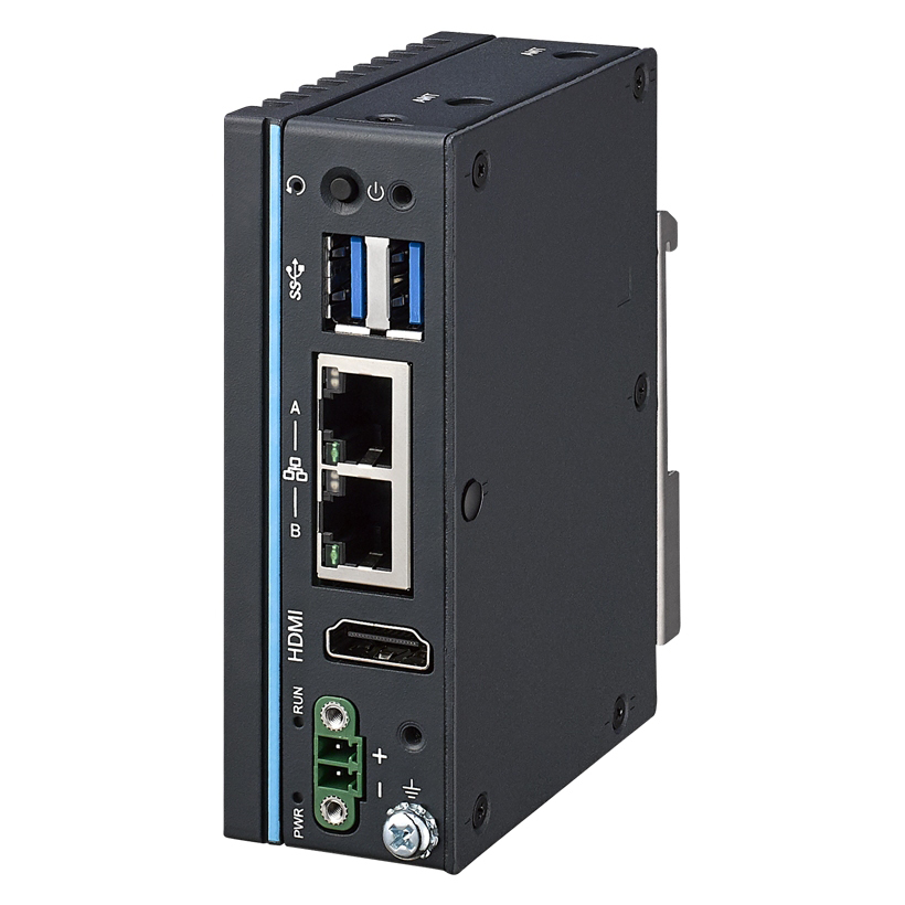 UNO-127-E23BA - Embedded Hutschienen IPC Lüfterlos X6413E CPU, 8G RAM, LAN,  USB, 64GB eMMC