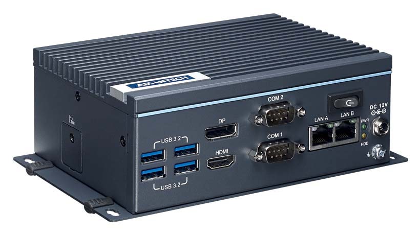UNO-238-83N1AE - Embedded Box IPC lüfterlos mit i3-8145UE CPU, M.2, 2 LAN, DP+HDMI