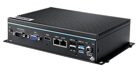 UNO-247-J1N1AE - Embedded Automation IPC lüfterlos mit J3455 CPU, 6 COM, 4 USB, HDMI+VGA
