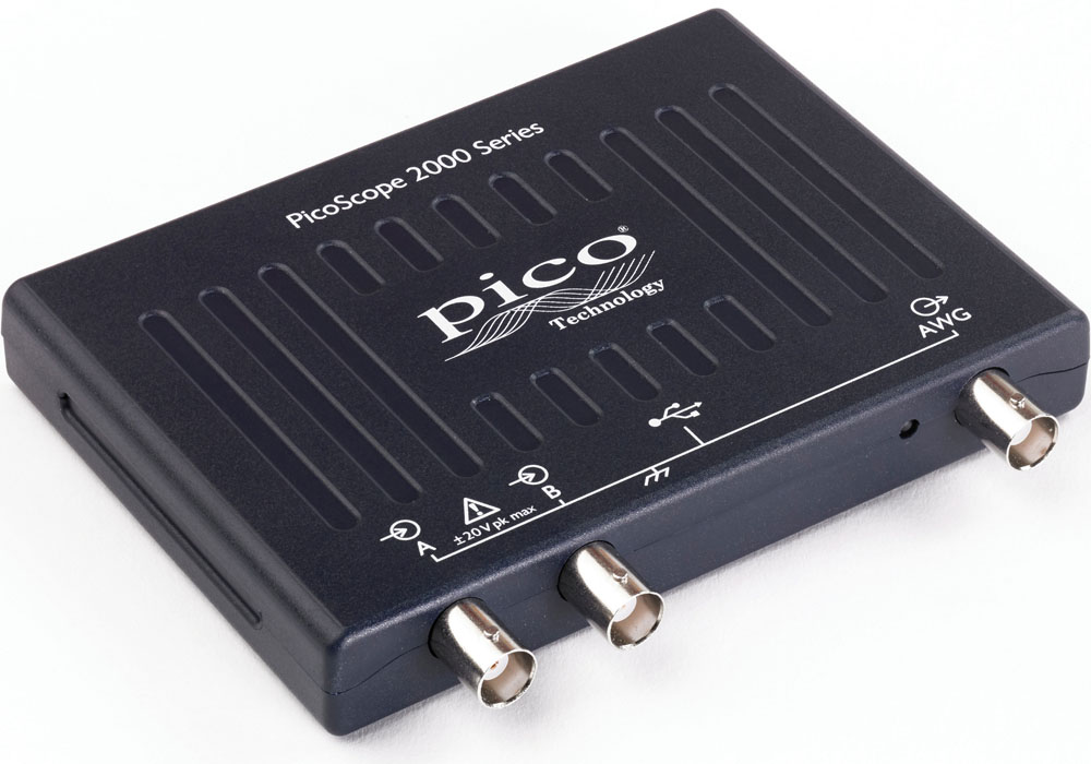 USB-PicoScope-2208B - PC-Oszilloskop 2-Kanal 100MHz-Oszilloskop für USB 2.0