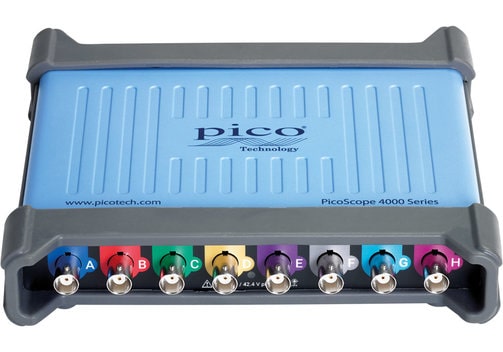 PicoScope-4824A - PC Oszilloskop für USB 3.0 8-Kanal 20MHz mit integriertem Funktionsgenerator