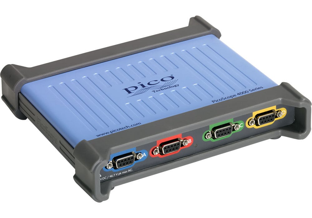PicoScope-4444-Standard-Kit - USB Messinstrument 4-Kanal USB PC-Oszilloskop m Differenzialeingängen