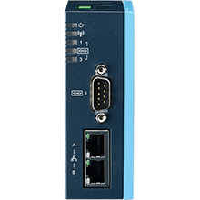 WISE-710-N600A - Gateway für IIoT-Anwendung mit Cortex CPU, 2 LAN, 3 COM, 4 DI/DO, 8G eMMC