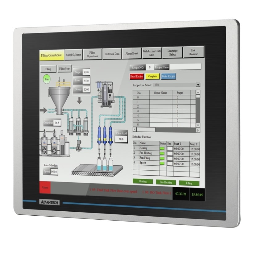 WOP-212K-NAE - Operator-Panel / HMI 12 Zoll XGA Touch Display + HMINavi Software