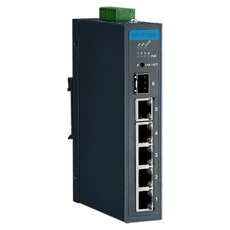 EKI-2706G-1GFPI-BE - Unmanaged PoE Switch