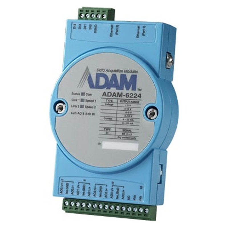 ADAM-6224-B - Daisy-Chain IoT Ethernet I/O-Modul