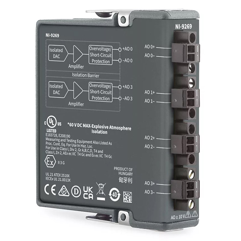 NI 9269-Schraubklemme - cRIO/cDAQ Analog Modul
